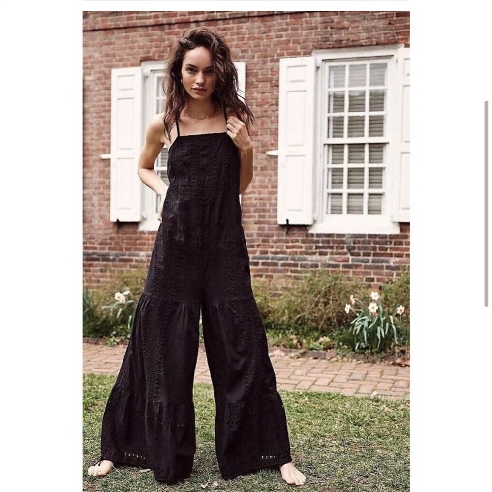 Savannah Lace Jumpsuit NWT